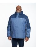 Parka 2 en 1 grande taille bleu indigo