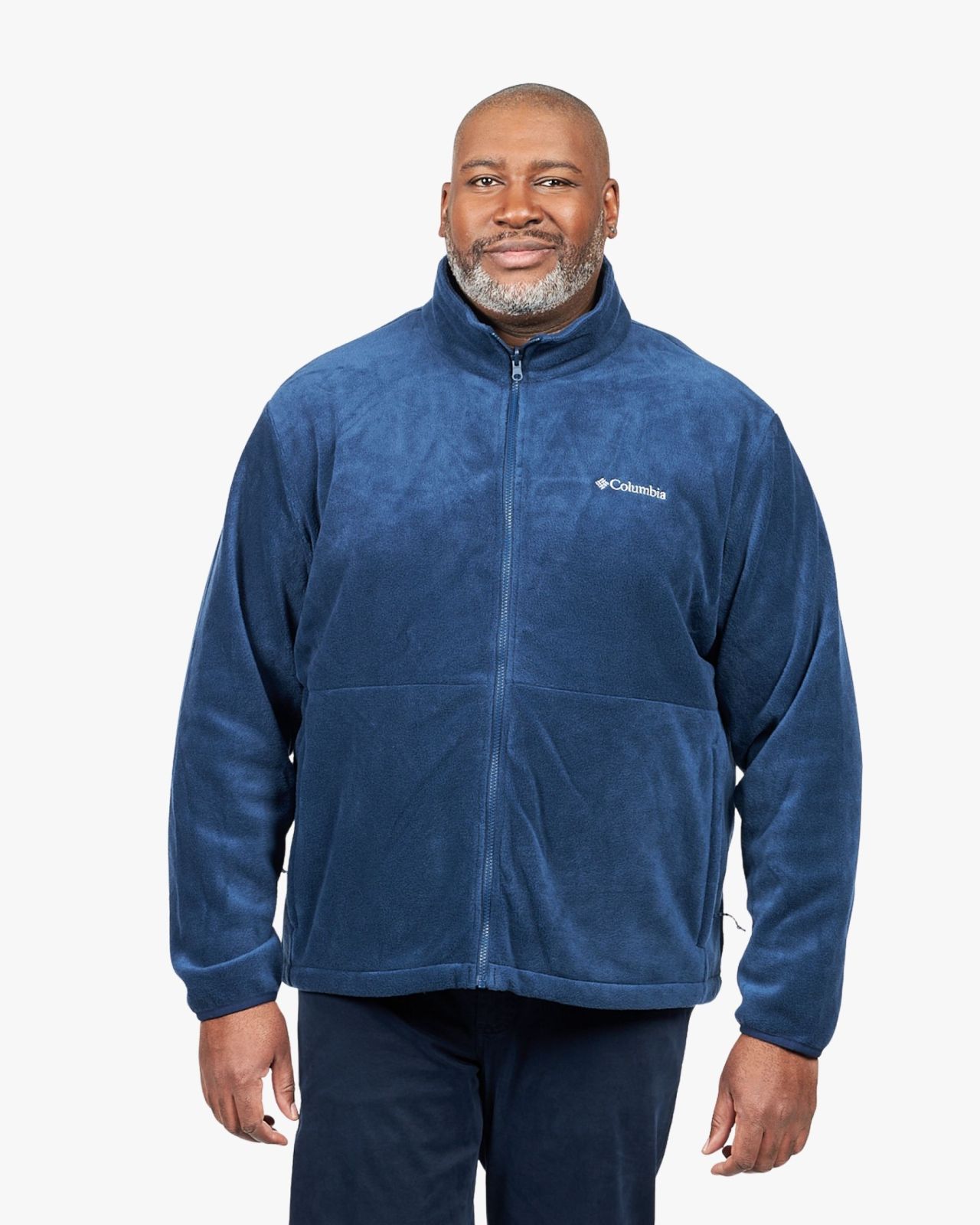 Parka 2 en 1 grande taille bleu indigo