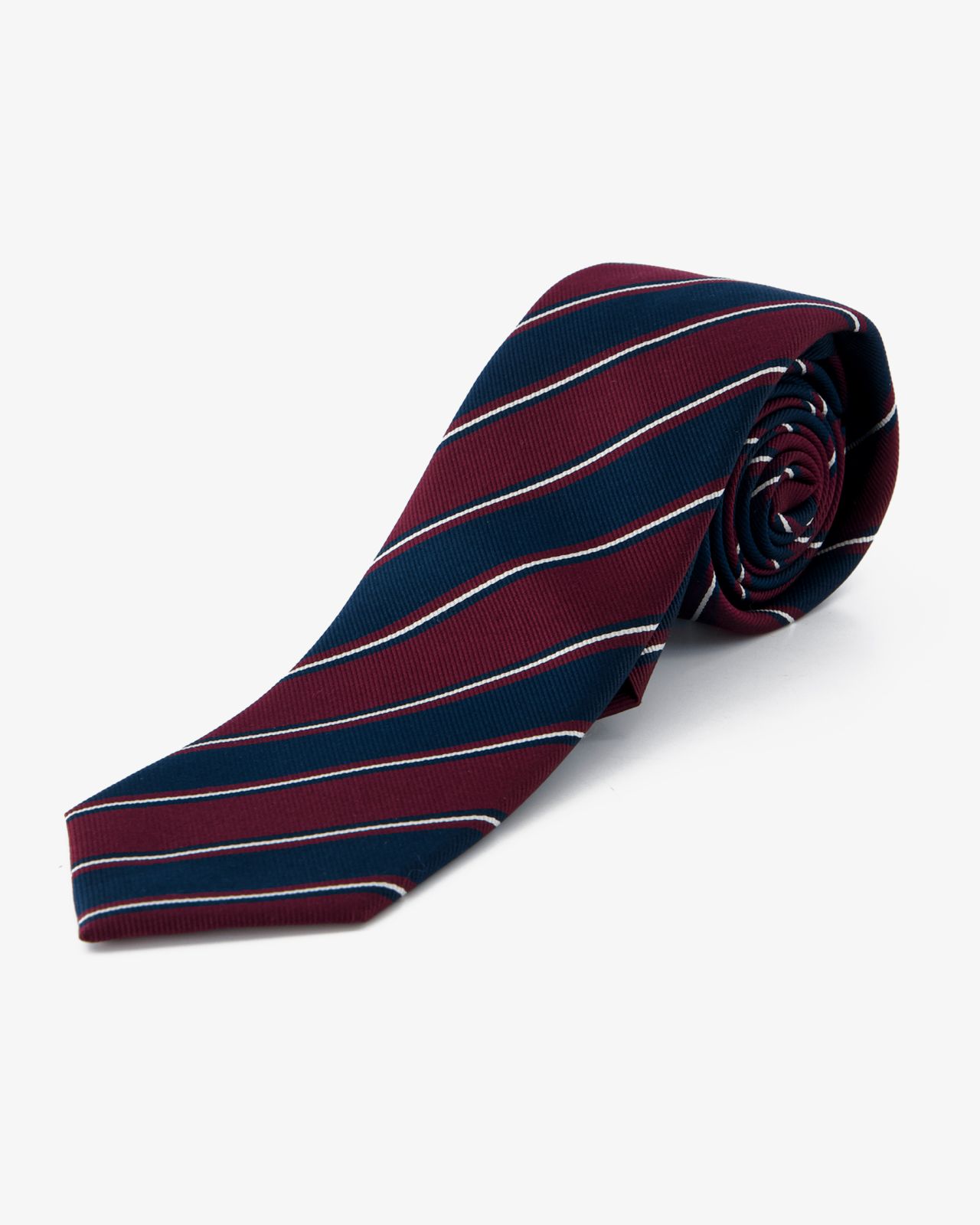 Cravate extra-longue 160 cm bordeaux