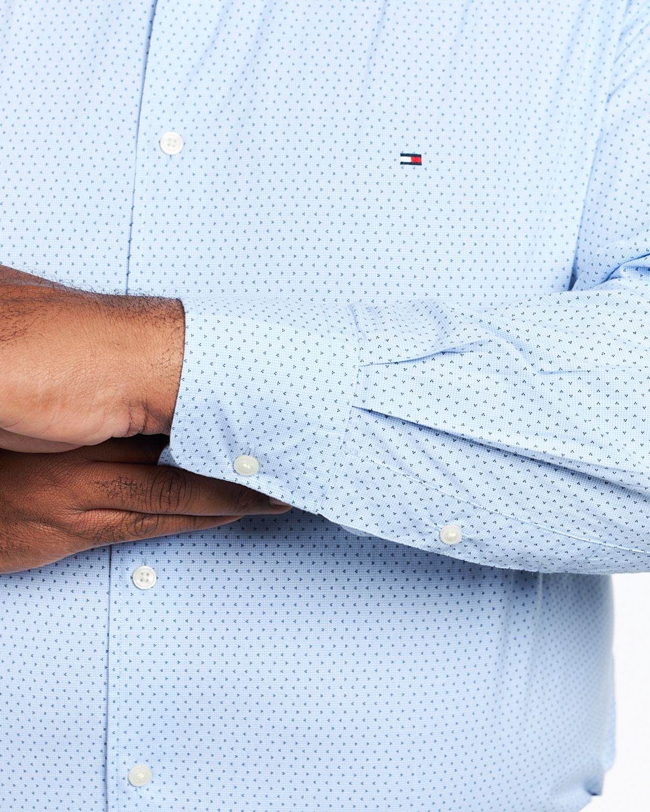 Chemise popeline grande taille bleu ciel