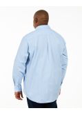 Chemise popeline grande taille bleu ciel