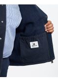 Blouson sans manches grande taille bleu marine