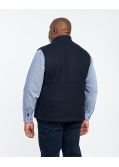 Blouson sans manches grande taille bleu marine