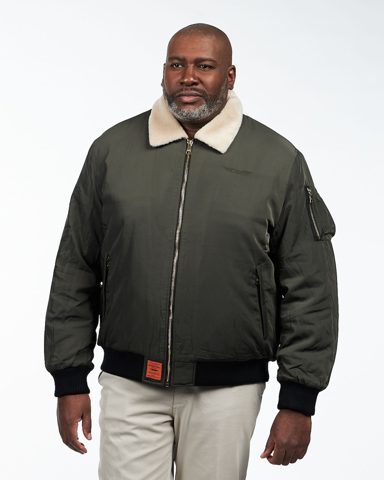 Blouson Versmold grande taille vert