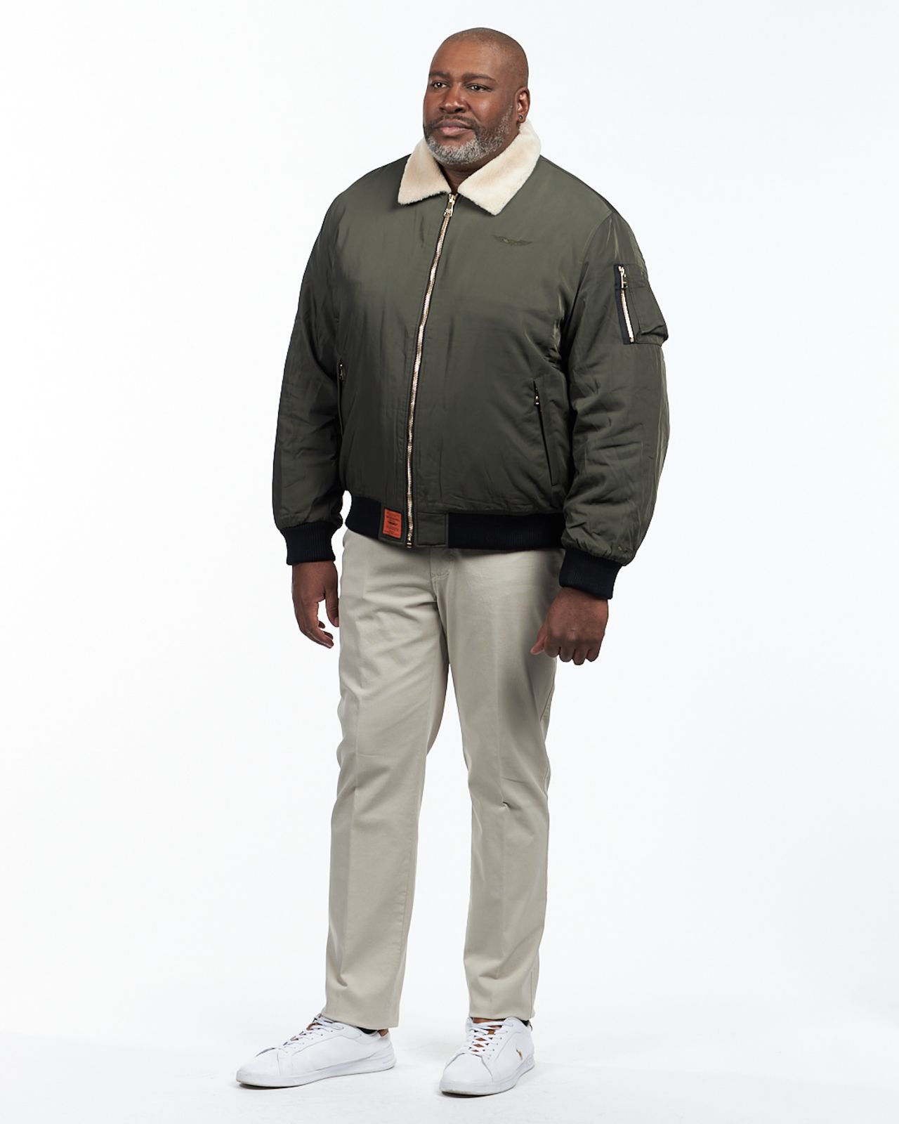 Blouson Versmold grande taille vert