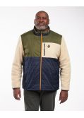 Blouson polaire grande taille beige