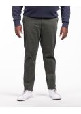 Pantalon chino avec ceinture grande taille vert tilleul
