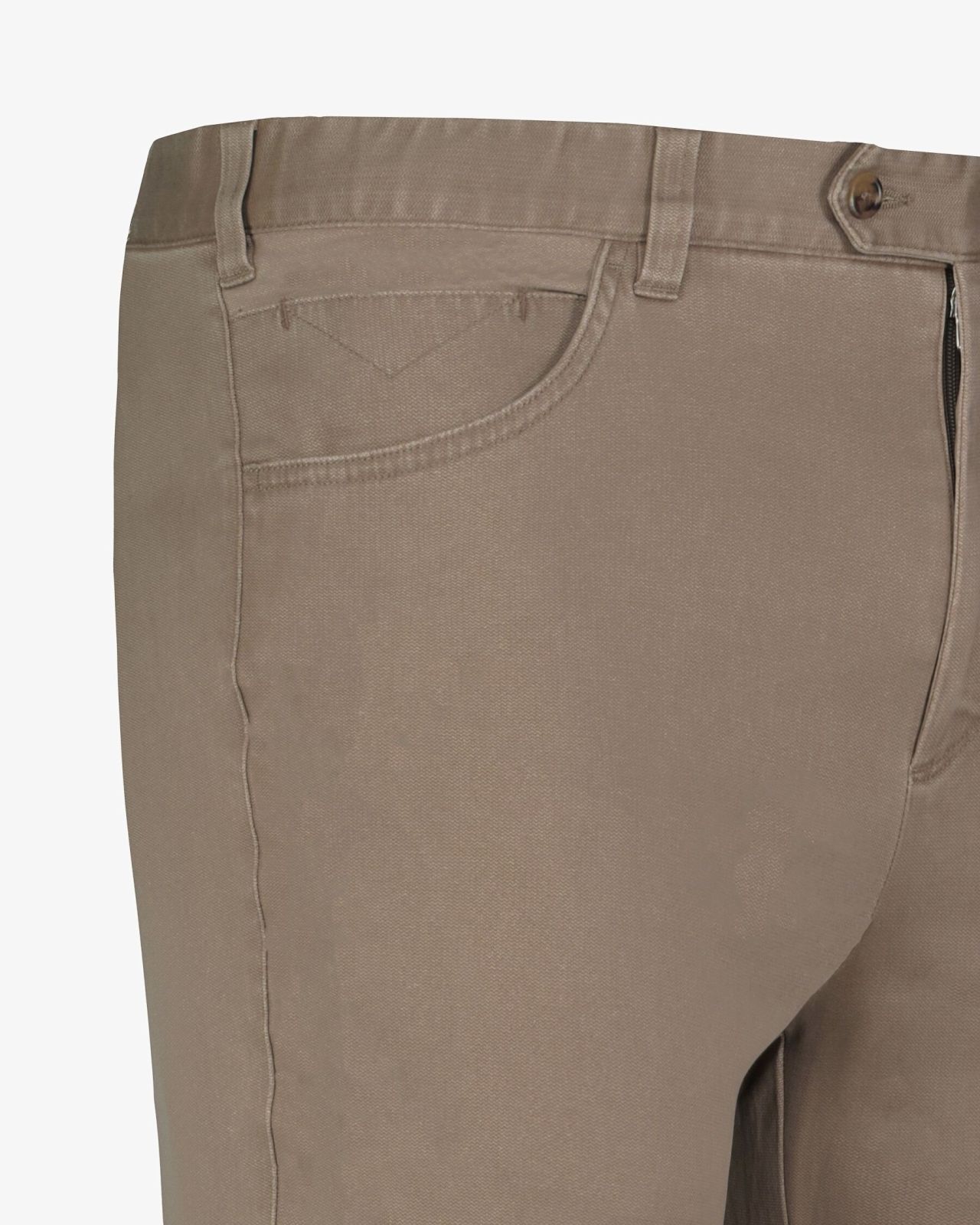 Pantalon chino grande taille armuré beige