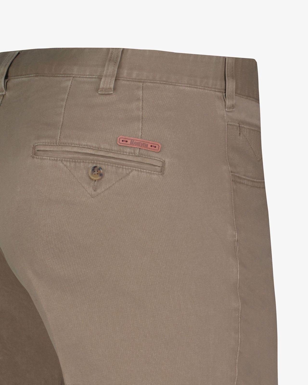 Pantalon chino grande taille armuré beige