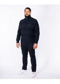 Pantalon chino grande taille armuré bleu marine