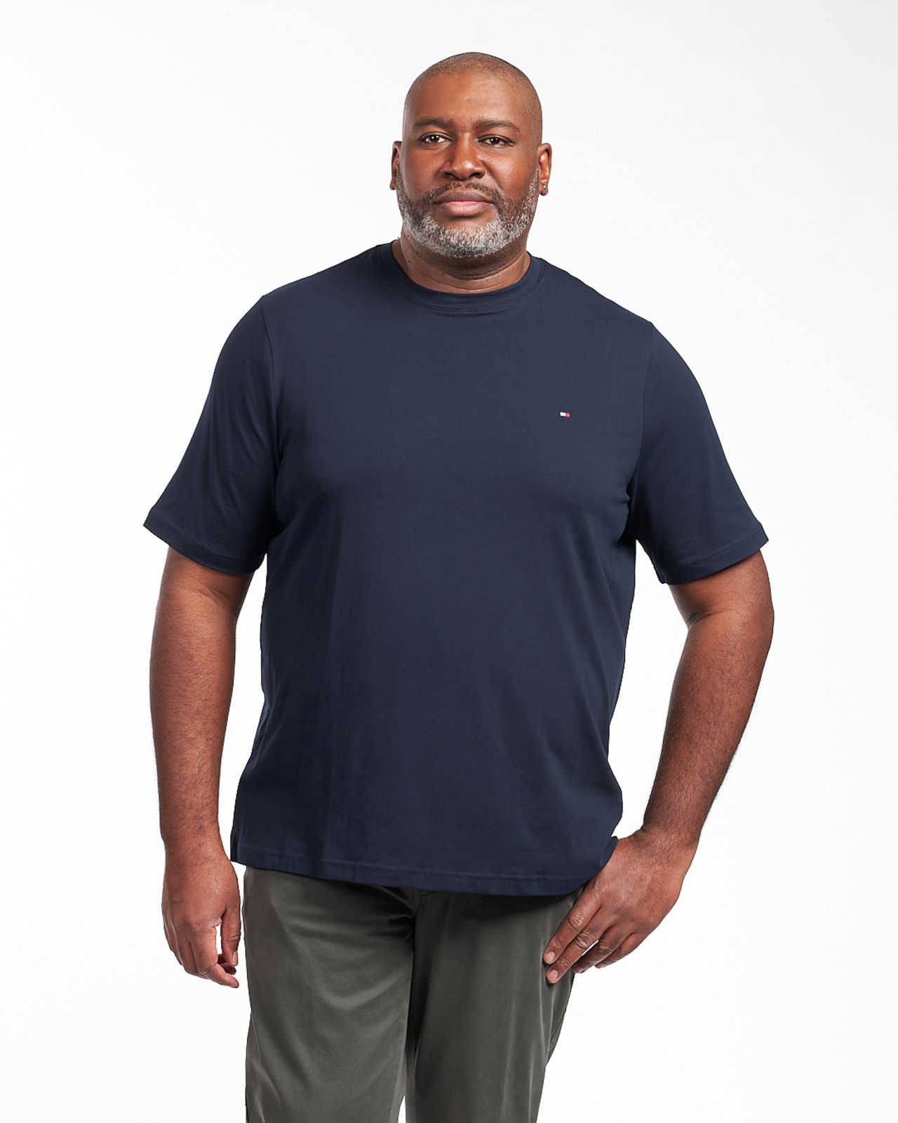 T-shirt grande taille bleu marine