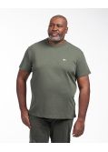 T-shirt grande taille vert kaki