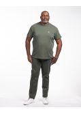 T-shirt grande taille vert kaki