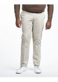Pantalon chino avec ceinture grande taille écru