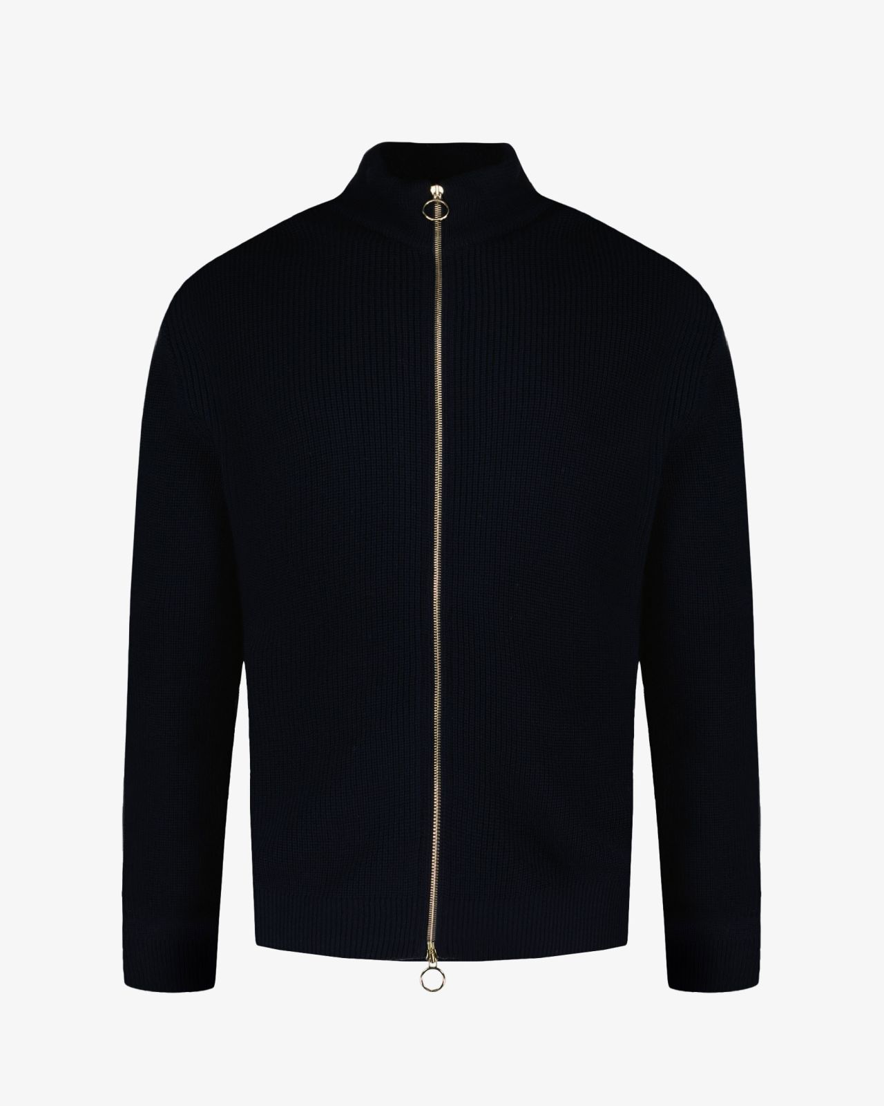 Gilet zippé grande taille bleu marine