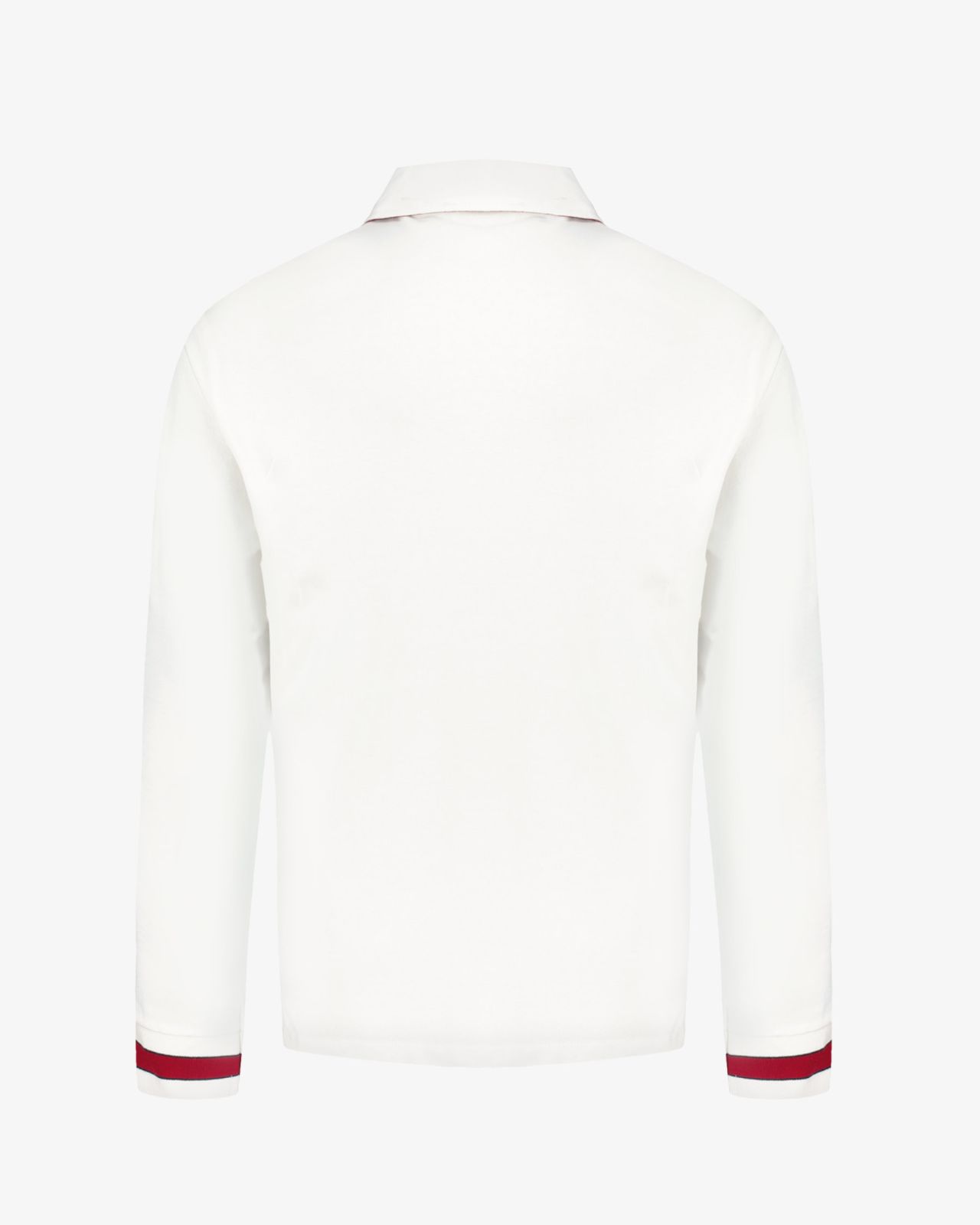 Polo manches longues grande taille écru