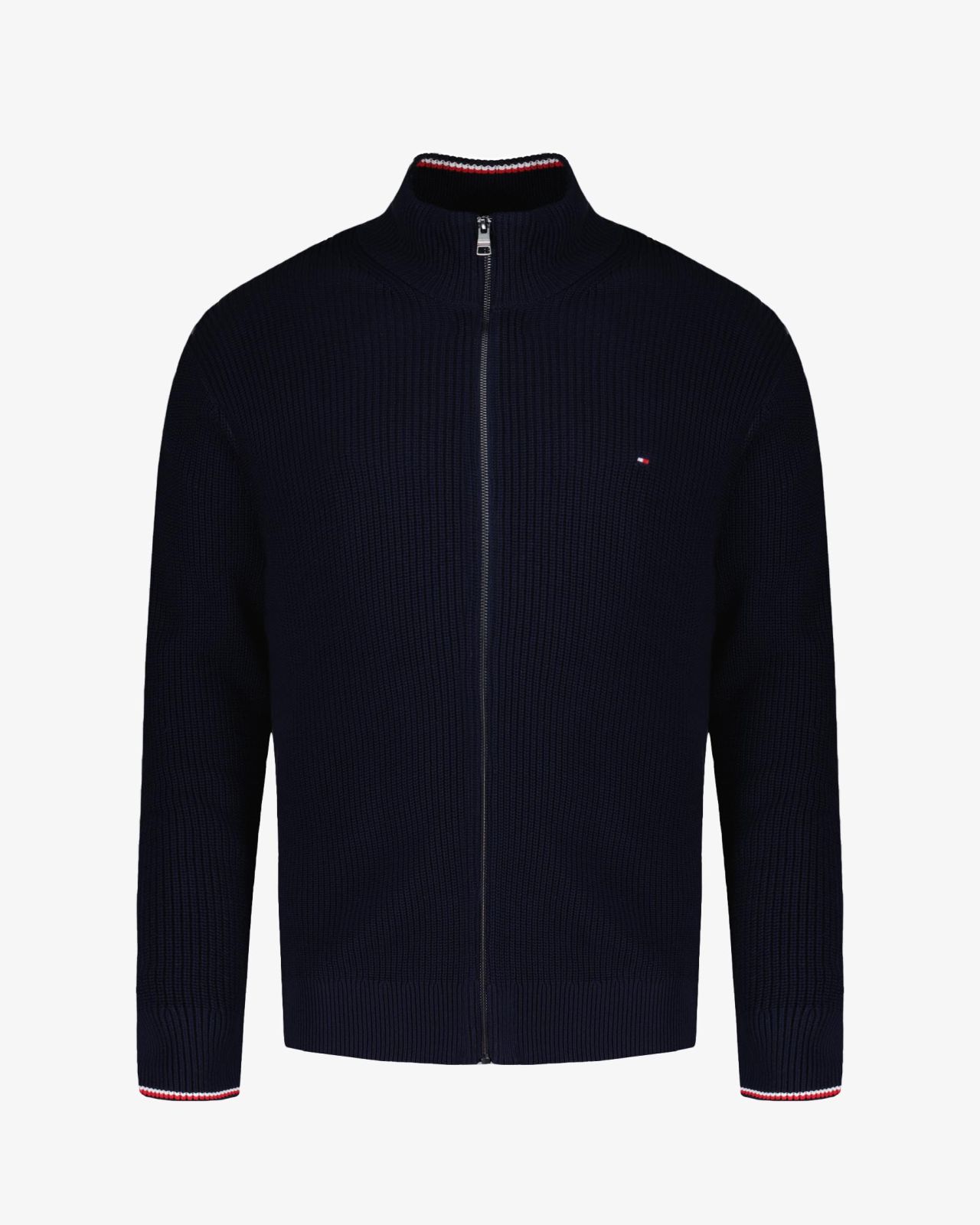 Gilet zippé grande taille bleu marine