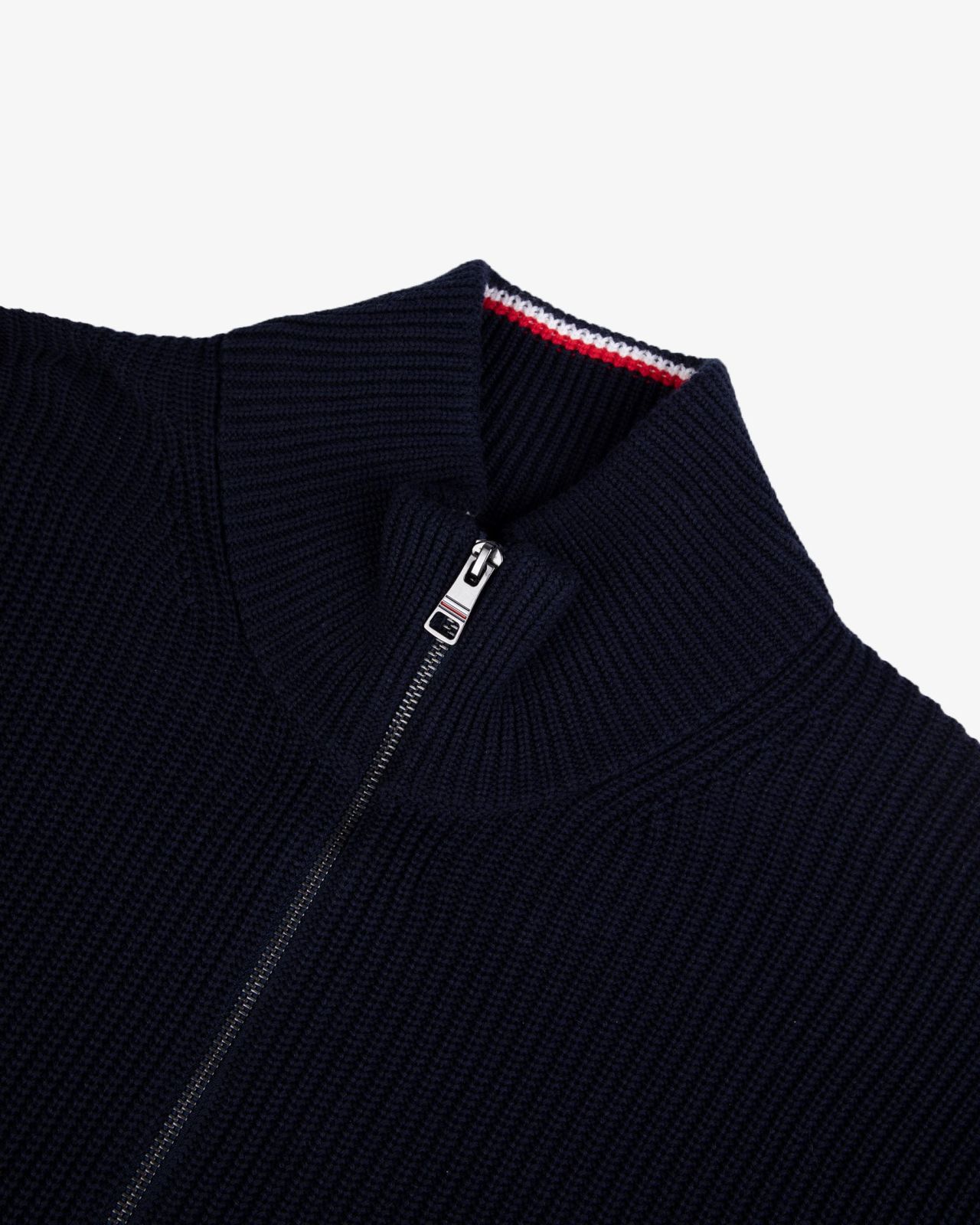 Gilet zippé grande taille bleu marine