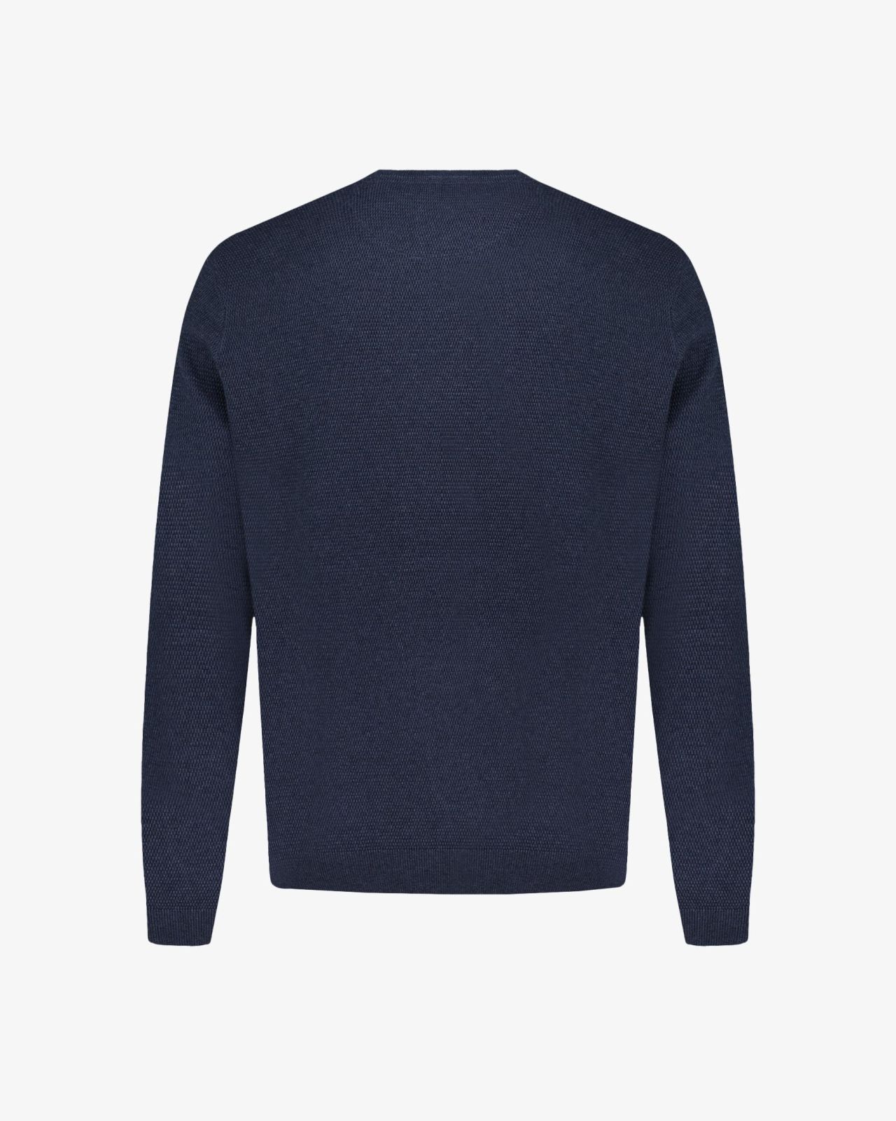 Pull chiné grande taille bleu marine