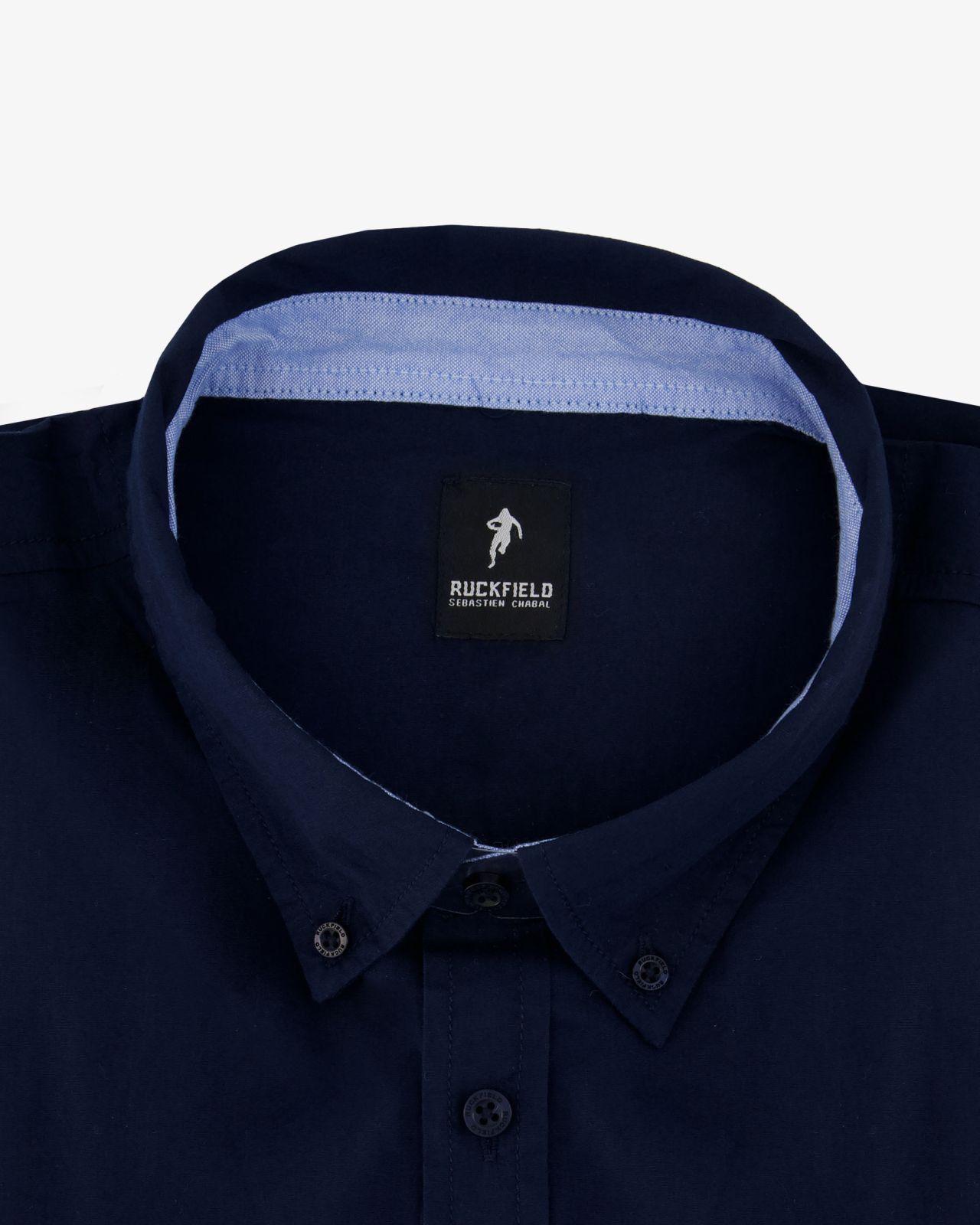 Chemise popeline grande taille bleu marine
