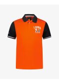 Polo piqué Lomu grande taille orange
