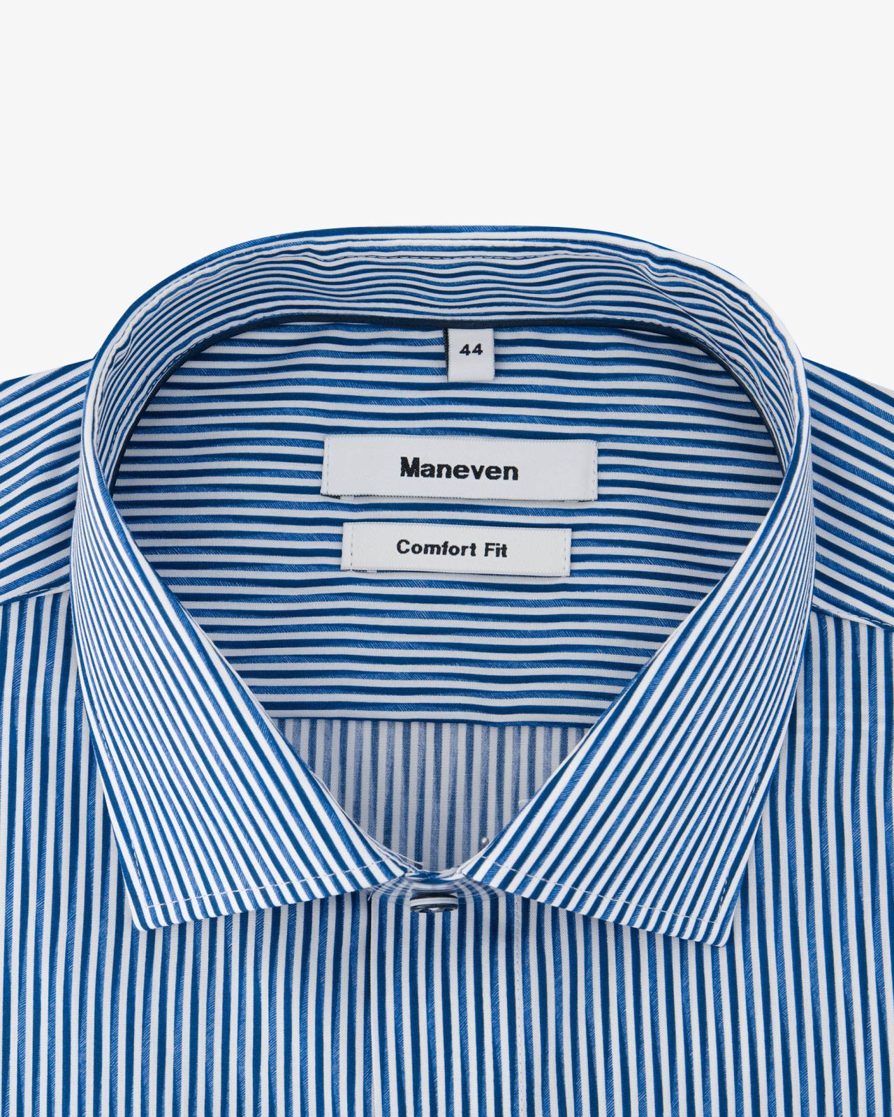 Chemise à rayures non iron pour homme grand bleu