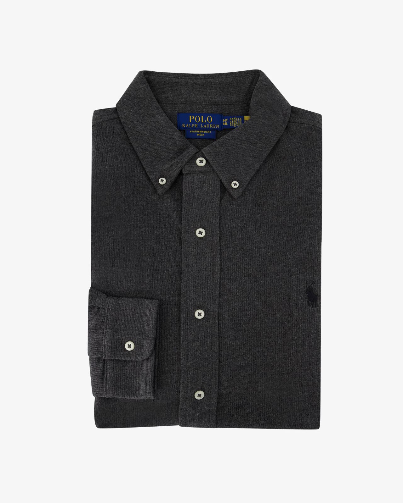 Chemise oxford pour homme grand anthracite