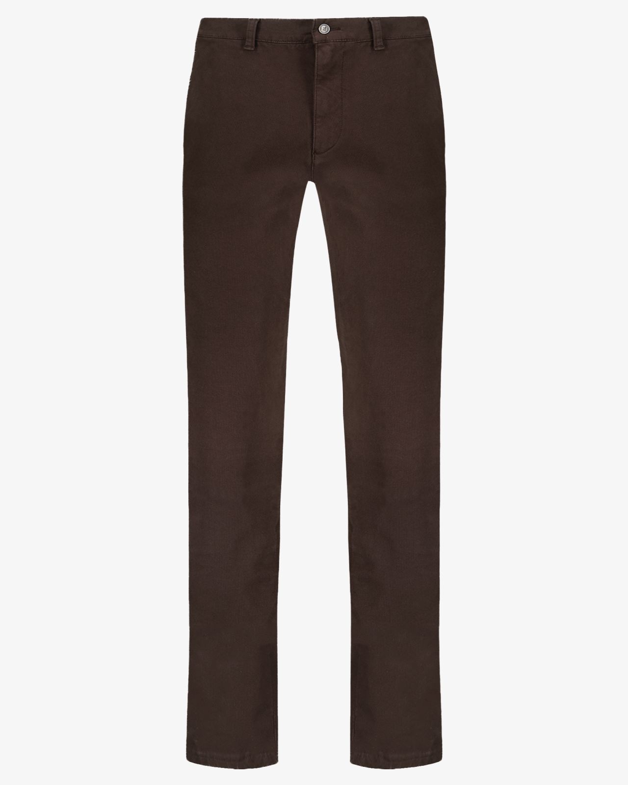Pantalon chino armuré pour homme grand marron