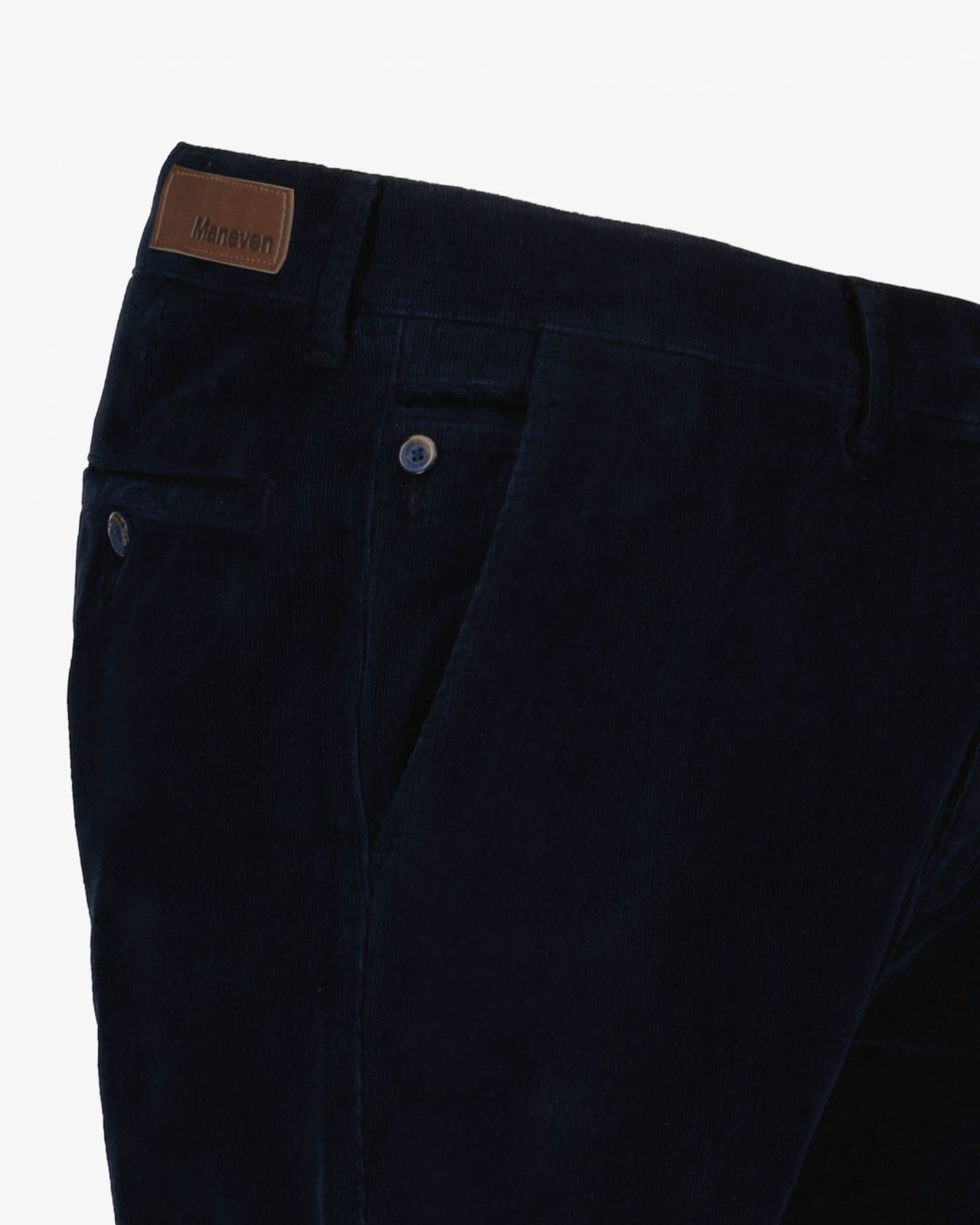 Pantalon chino en velours pour homme grand bleu marine