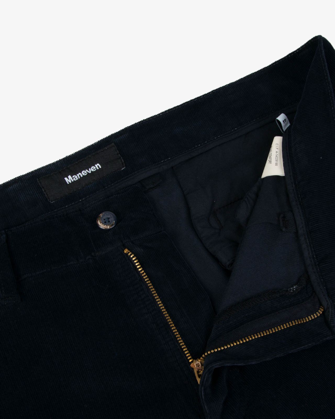 Pantalon chino en velours pour homme grand bleu marine