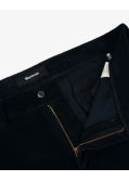 Pantalon chino en velours pour homme grand bleu marine
