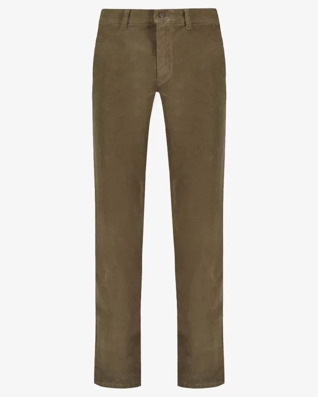 Pantalon chino en velours pour homme grand beige