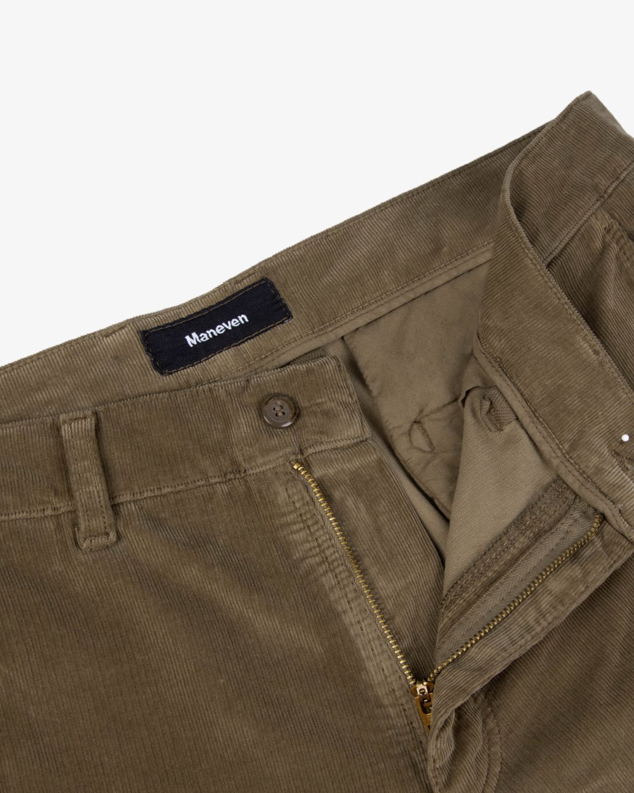 Pantalon chino en velours pour homme grand beige
