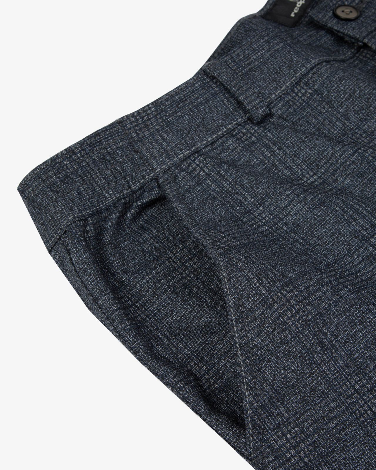 Pantalon chino en flanelle grande taille anthracite