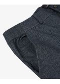 Pantalon chino en flanelle grande taille anthracite