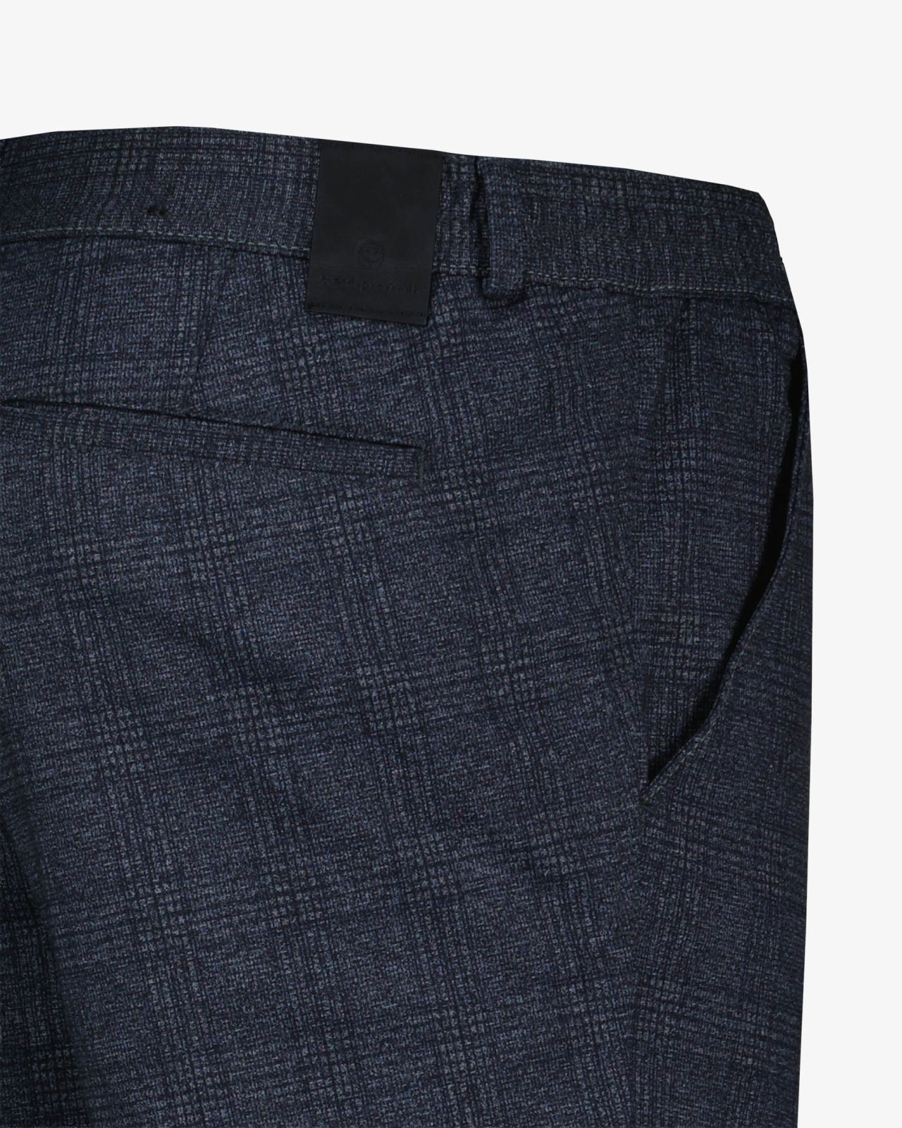 Pantalon chino en flanelle grande taille anthracite