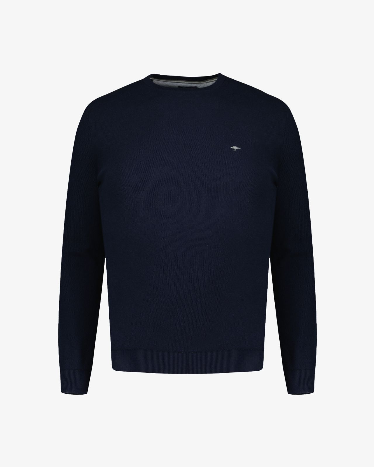 Pull col rond homme grand bleu marine
