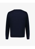 Pull col rond homme grand bleu marine