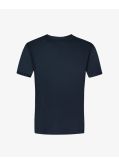 T-shirt col V grande taille bleu marine