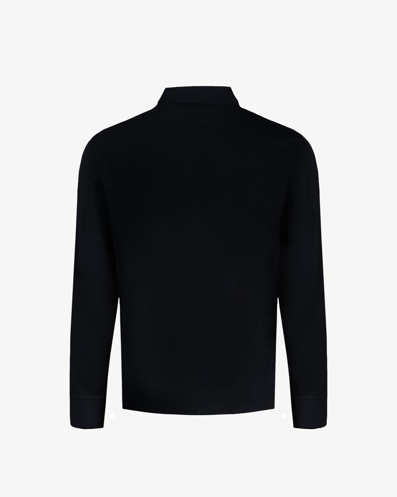 Polo manches longues grande taille noir