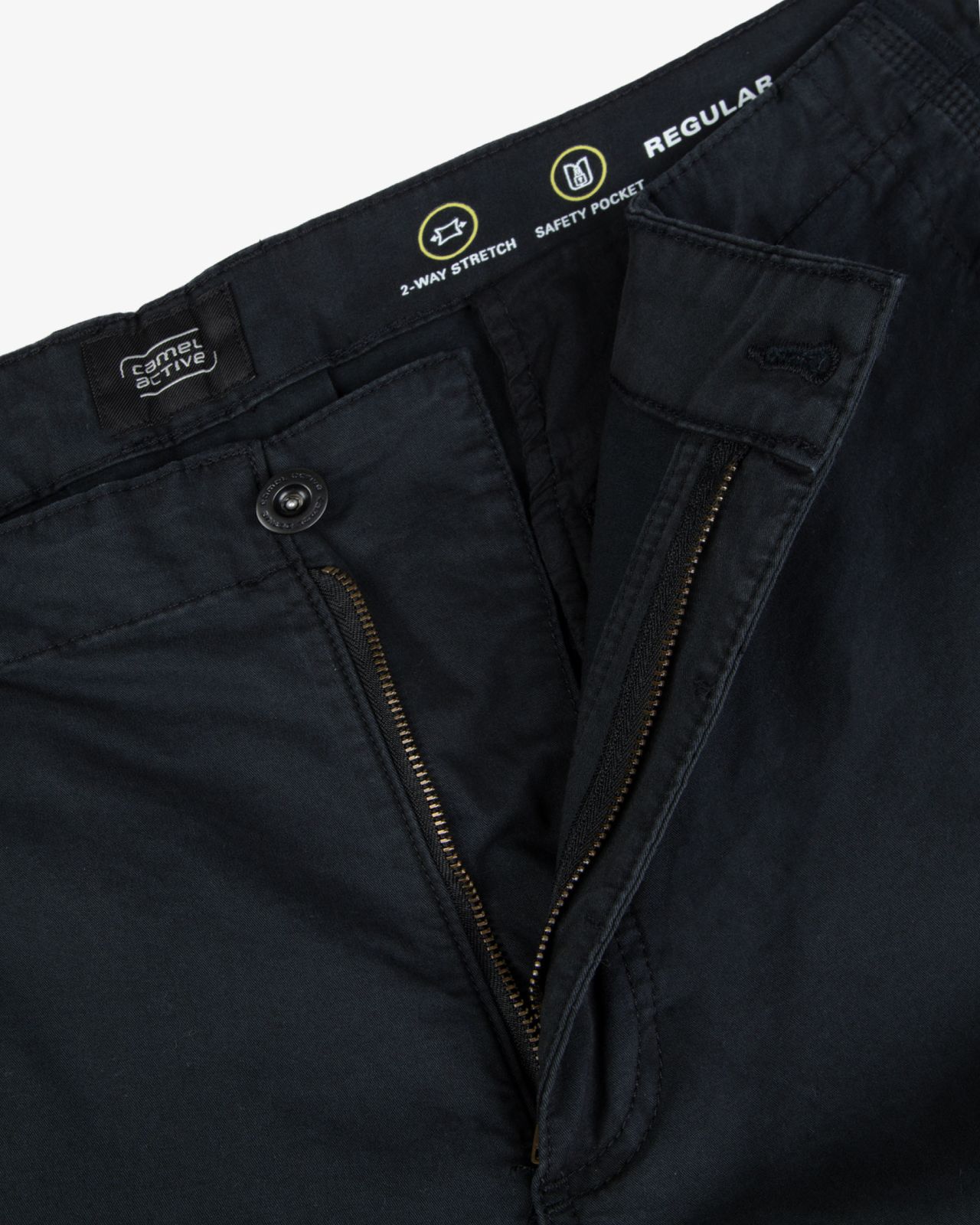 Pantalon cargo grande taille noir