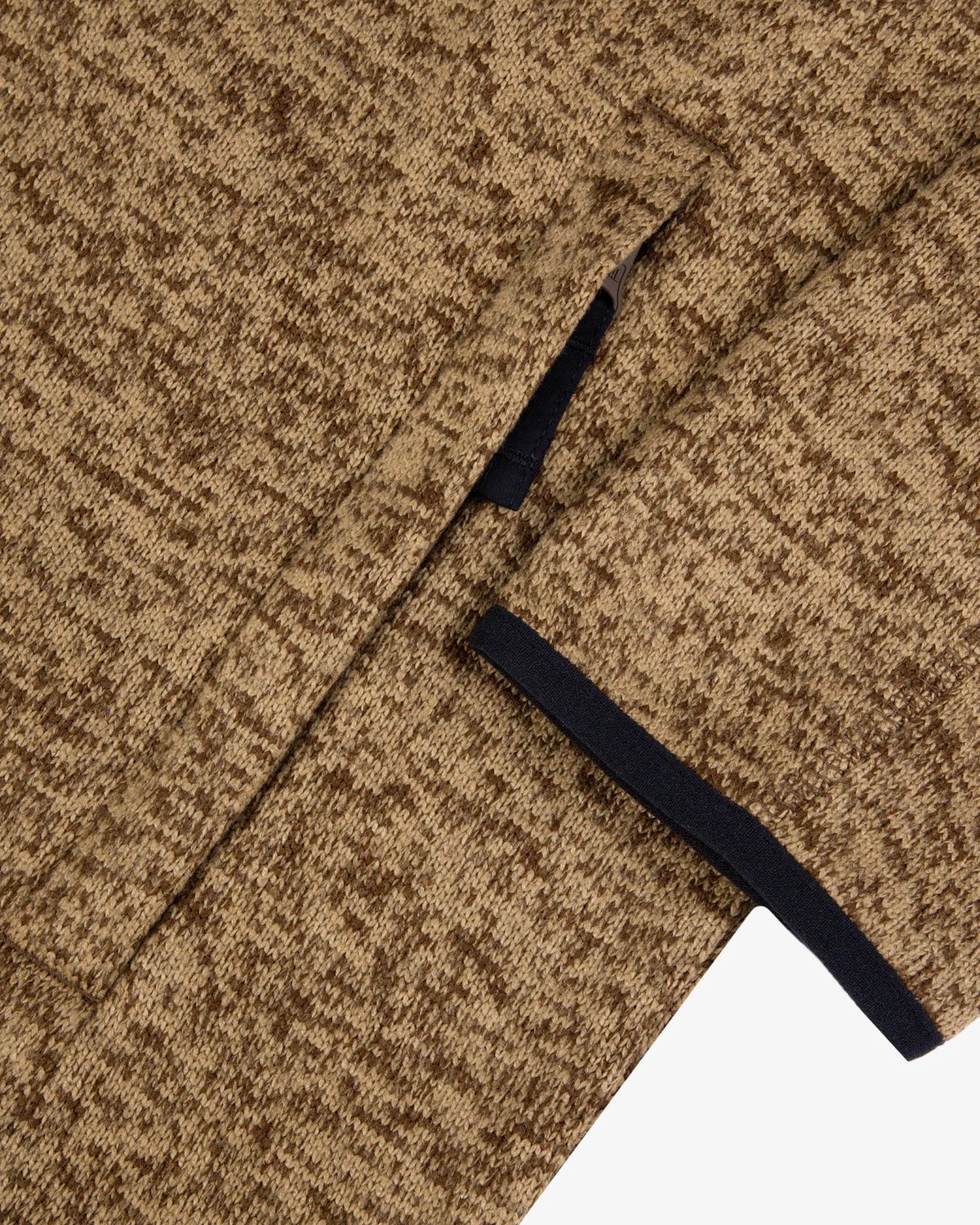 Polaire tricot grande taille beige