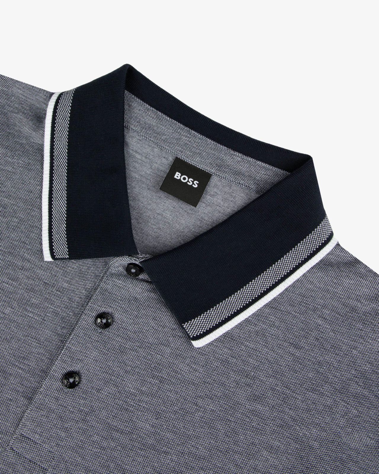 Polo piqué grande taille bleu indigo