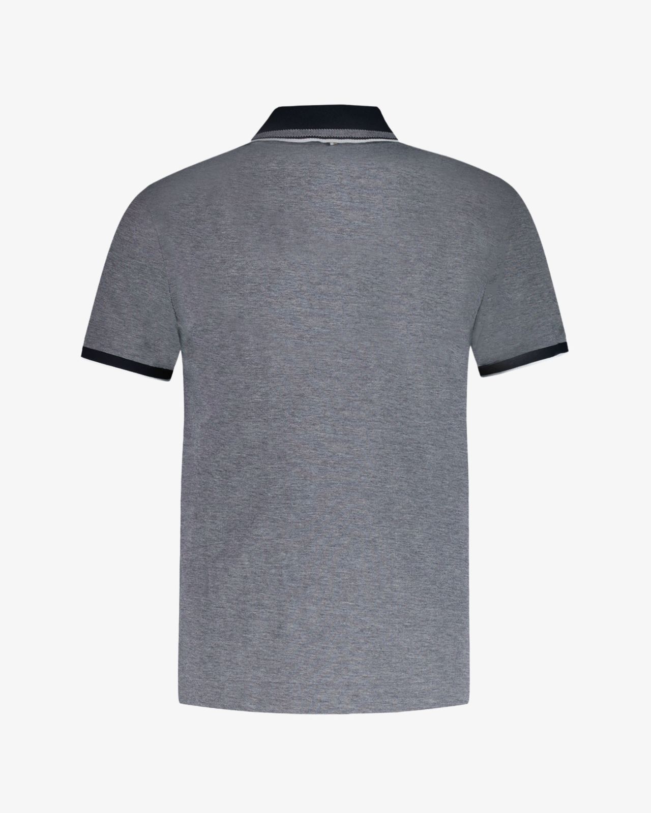 Polo piqué grande taille bleu indigo