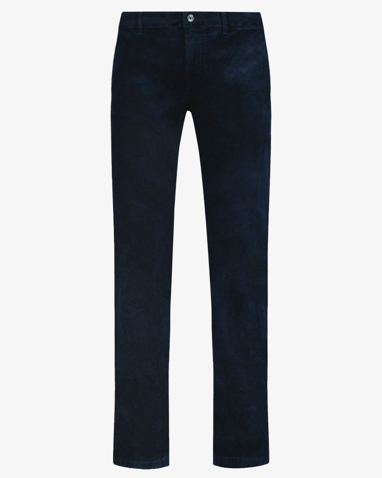 Pantalon chino en velours grande taille bleu marine
