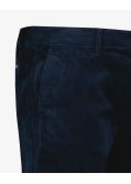Pantalon chino en velours grande taille bleu marine