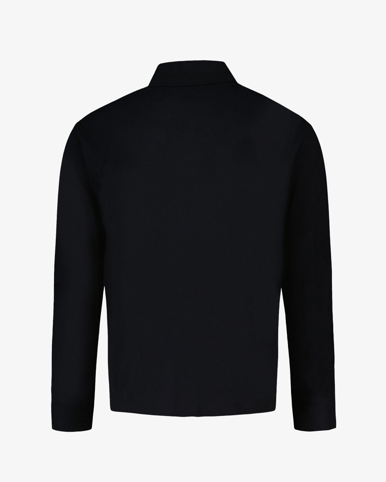 Polo manches longues grande taille noir