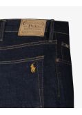 Jeans délavé stretch grande taille bleu marine