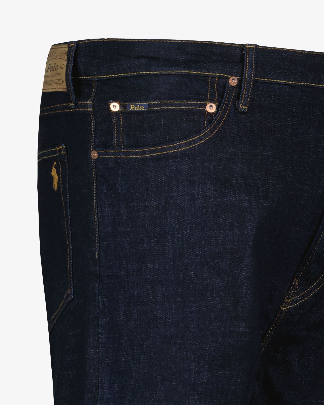 Jeans délavé stretch grande taille bleu marine
