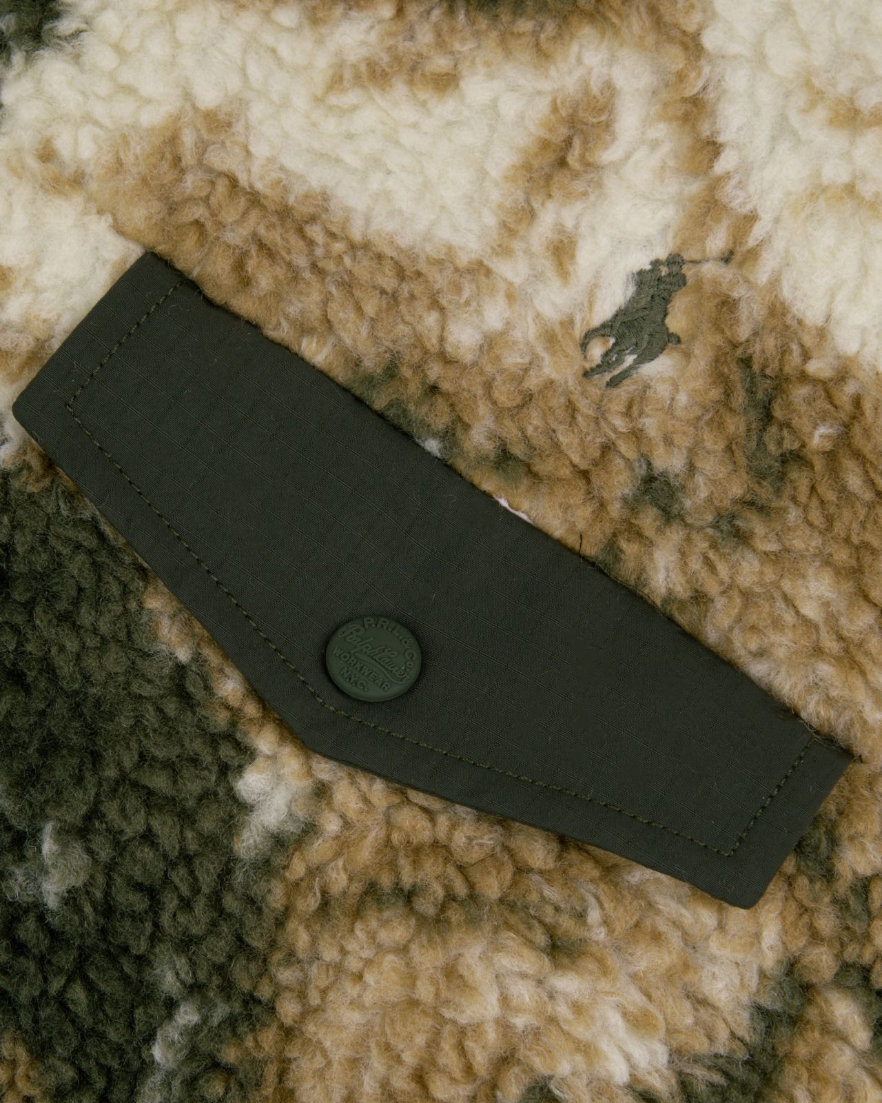 Blouson polaire grande taille vert